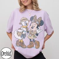 Comfort Colors Minnie Mouse And Daisy Duck Safari Mode — Bella+Canvas Tee fan art by Snagva (7)