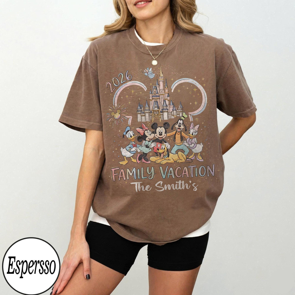 Custom Disney Family Trip 2026 Comfort Colors — Bella+Canvas Tee fan art by Snagva (5)
