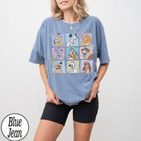 Retro Disney Dogs Characters Sketch — Comfort Colors Tee fan art by Snagva (3)