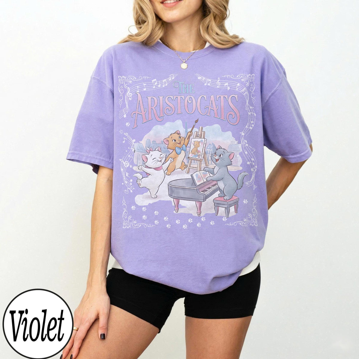 Aristocats Marie Cat — Bella+Canvas Tee fan art by Snagva (4)