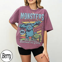 Monsters Incorporated Sulley Mike — Bella+Canvas Tee fan art by Snagva (4)