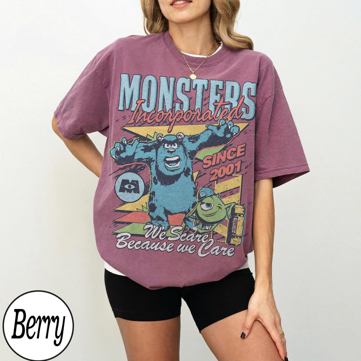 Monsters Incorporated Sulley Mike — Comfort Colors Tee fan art by Snagva (4)