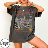 Retro Disneyland Mickey Friends Comfort Colors — Bella+Canvas Tee fan art by Snagva (3)
