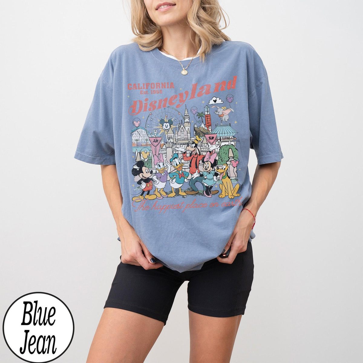Retro Disneyland Mickey Friends Comfort Colors — Gildan Hoodie fan art by Snagva (4)