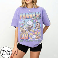 Retro Paradise Falls Up Movie — Comfort Colors Tee fan art by Snagva (2)