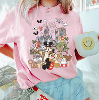 Chip and Dale Disneyland Snack — Comfort Colors Tee fan art by Snagva (3)