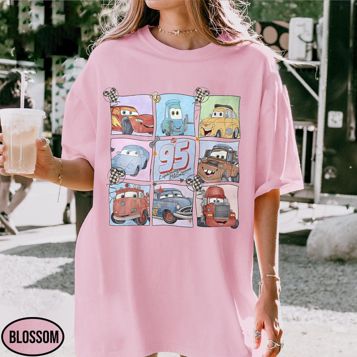 Comfort Colors® Retro Disney Pixar Cars — Gildan Sweatshirt fan art by Snagva