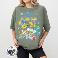 Space Mountain Retro 90s Mickey Friends — Bella+Canvas Tee fan art by Snagva (4)