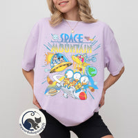 Space Mountain Retro 90s Mickey Friends — Bella+Canvas Tee fan art by Snagva (5)
