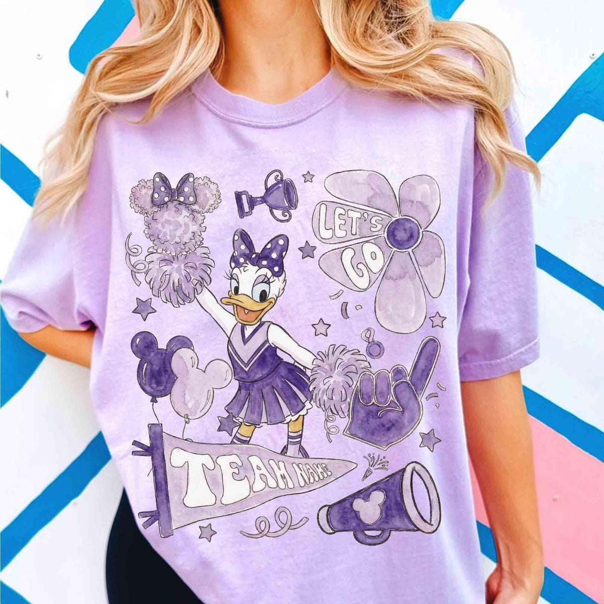 Customize Team Name Cheerleader Princess UCA Nationals — Comfort Colors Tee fan art by Snagva (6)