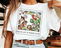 Retro Pixar Toy Story You've Got a Friend in Me Photo — Gildan Sweatshirt fan art by Snagva (3)