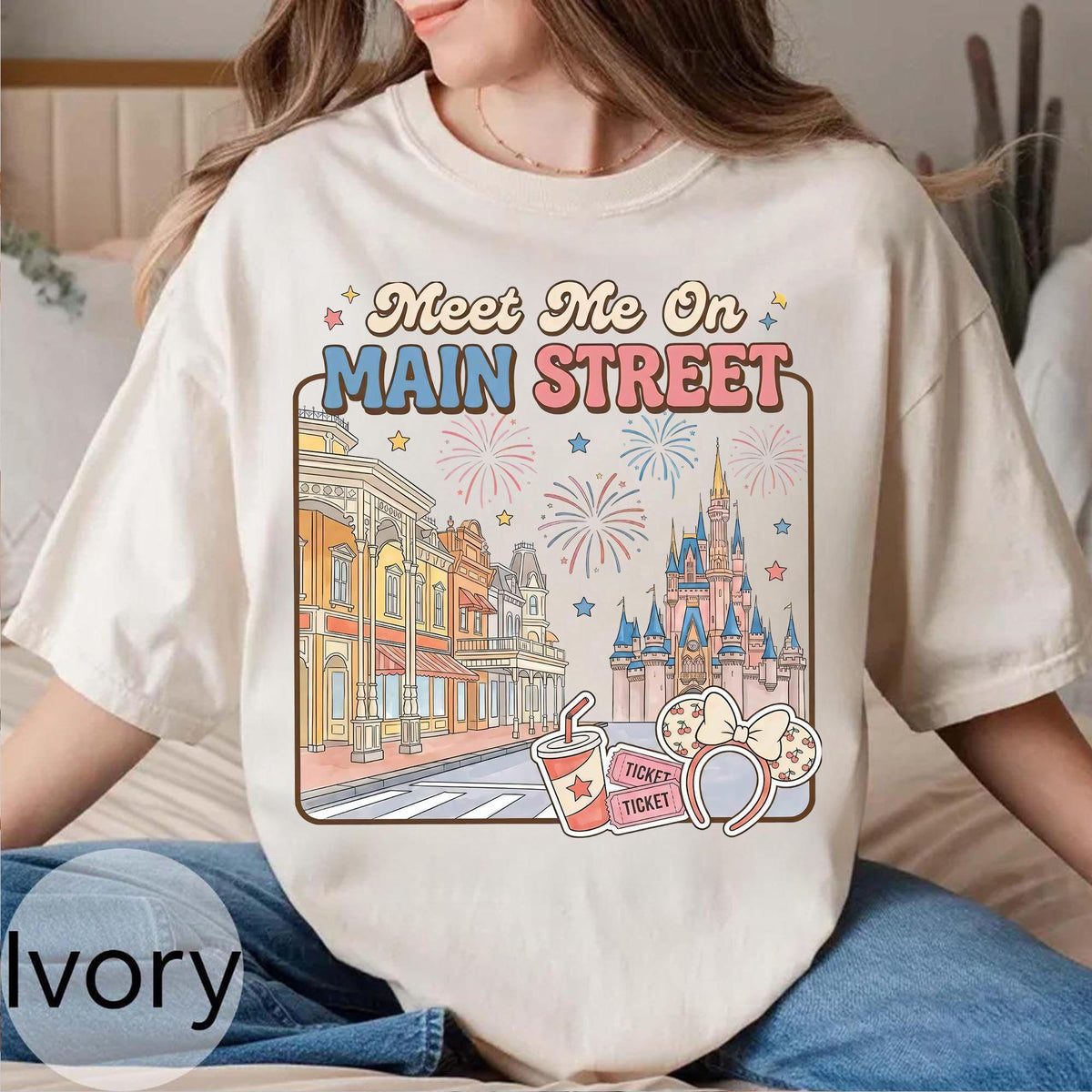 Meet Me On Main Street — Gildan Sweatshirt fan art by Snagva