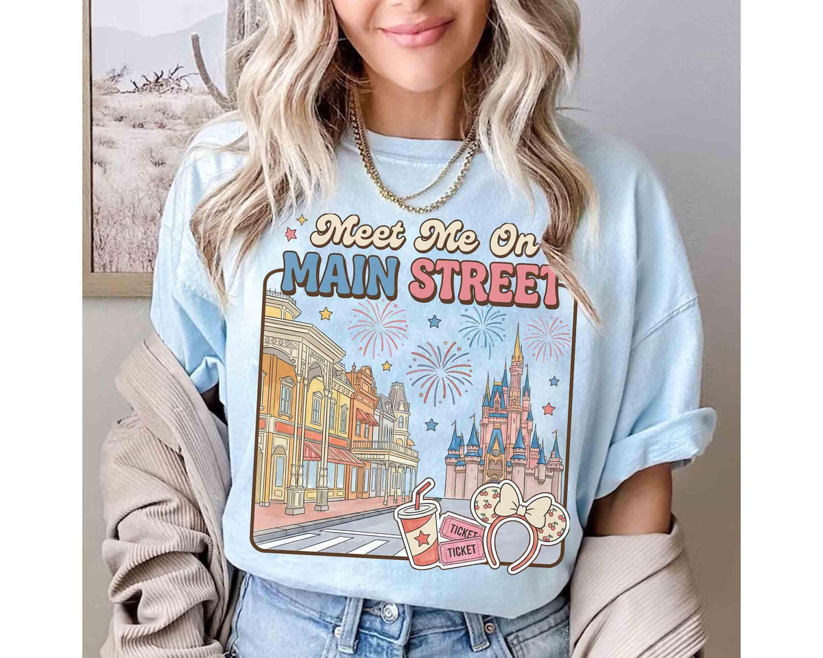 Meet Me On Main Street — Gildan Sweatshirt fan art by Snagva (2)
