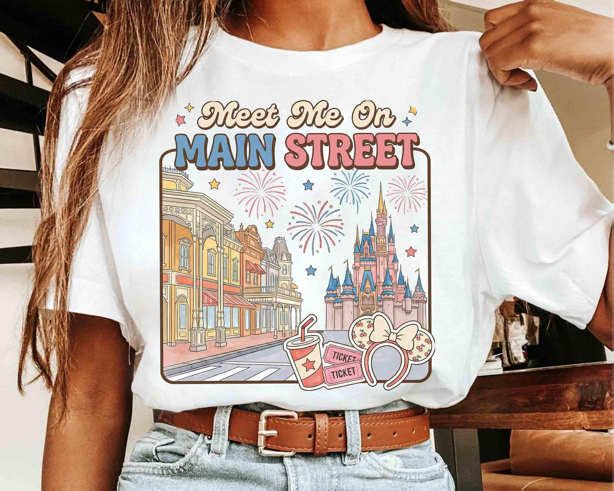 Meet Me On Main Street — Bella+Canvas Tee fan art by Snagva (5)