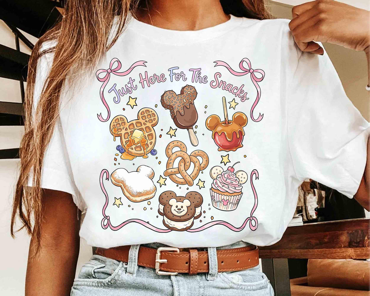 Cute Mickey Mouse Treats Coquette Bow — Comfort Colors Tee fan art by Snagva (2)