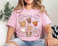 Cute Mickey Mouse Treats Coquette Bow — Comfort Colors Tee fan art by Snagva (5)