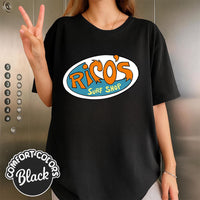 Comfort Colors Hannah Montana Rico's Surf Shop — Bella+Canvas Tee fan art by Snagva (2)
