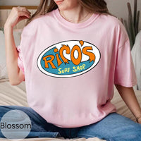 Comfort Colors Hannah Montana Rico's Surf Shop — Gildan Hoodie fan art by Snagva (3)
