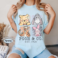 Comfort Colors Retro Pooh and Friends — Comfort Colors Tee fan art by Snagva (6)