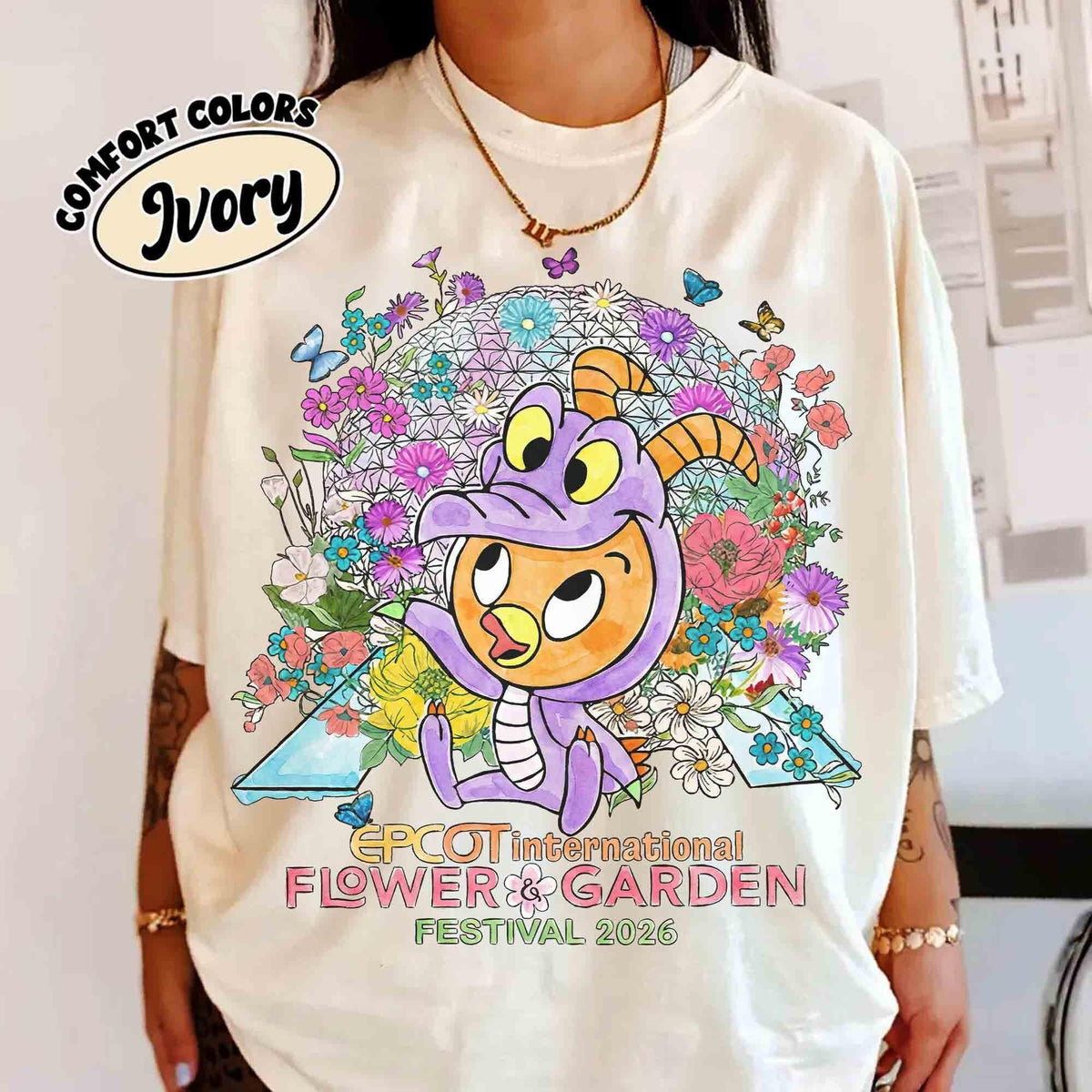 Epcot Flower Garden Festival 2026 — Bella+Canvas Tee fan art by Snagva