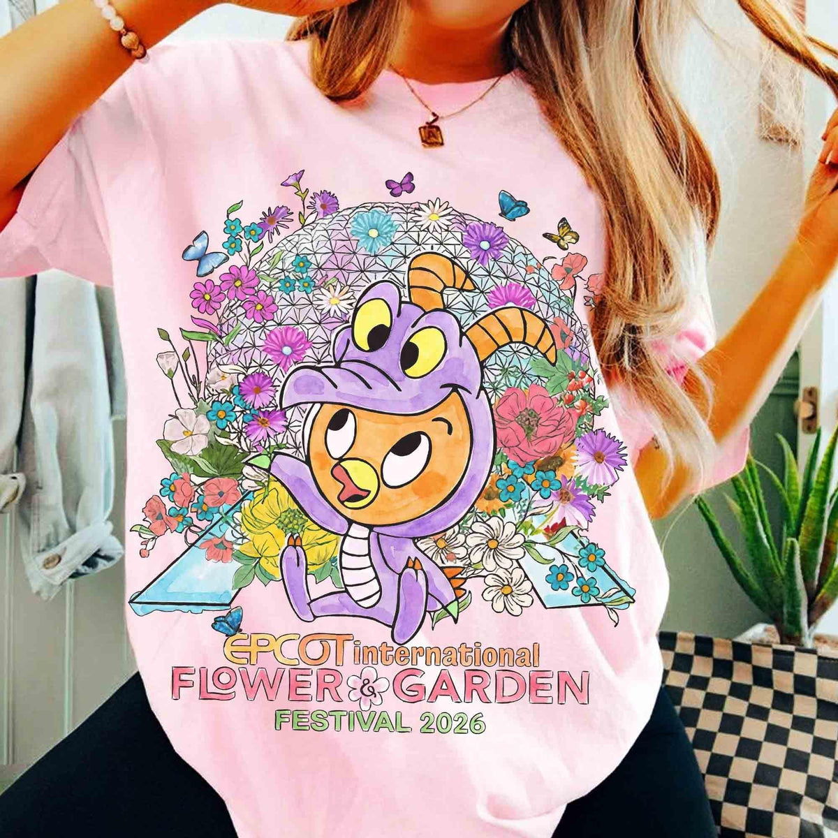 Epcot Flower Garden Festival 2026 — Gildan Hoodie fan art by Snagva (5)