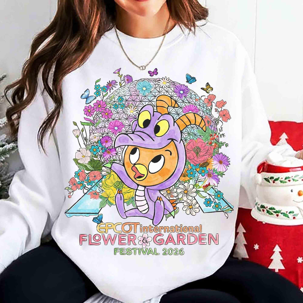 Epcot Flower Garden Festival 2026 — Gildan Sweatshirt fan art by Snagva (6)