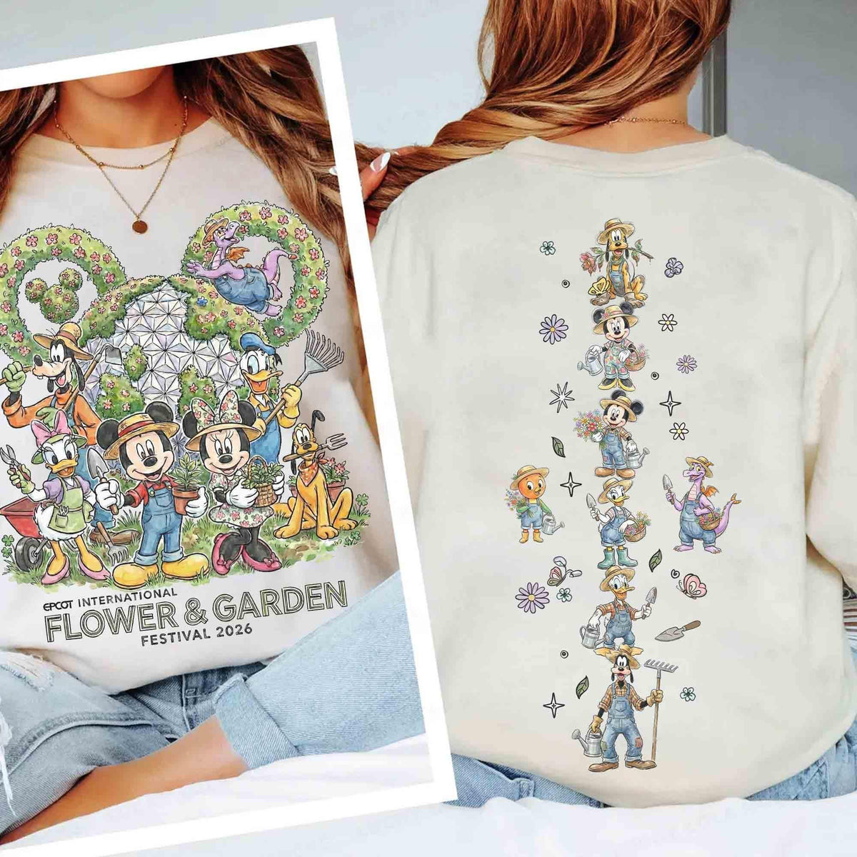 Epcot Flower Garden Festival 2026 — Bella+Canvas Tee fan art by Snagva