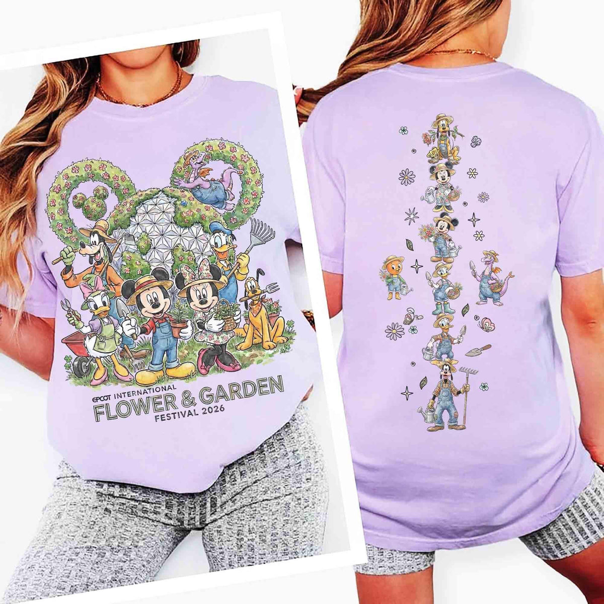 Epcot Flower Garden Festival 2026 — Gildan Hoodie fan art by Snagva (5)