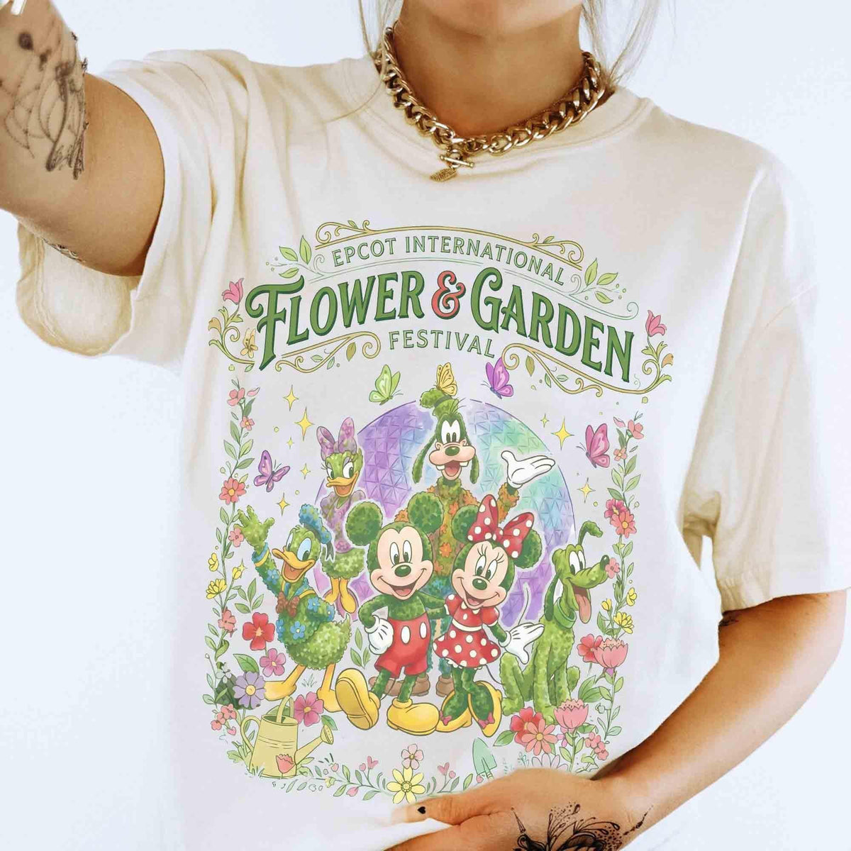 Disney Epcot International Flower and Garden Festival 2026 — Gildan Hoodie fan art by Snagva (2)