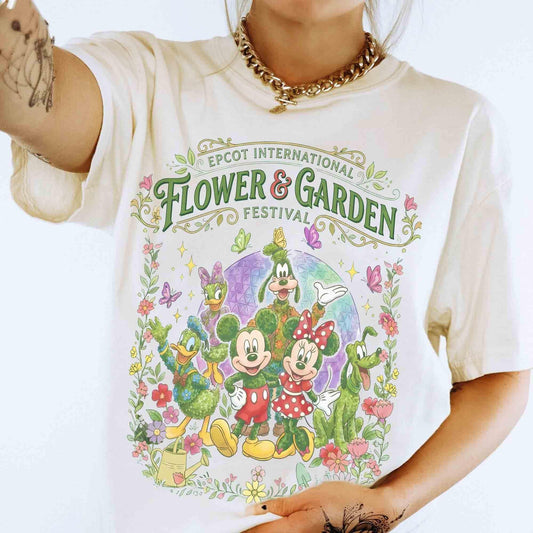Disney Epcot International Flower and Garden Festival 2026 — Gildan Sweatshirt