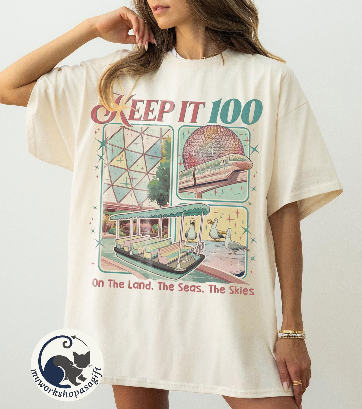 Retro Keep It 100 Comfort Colors — Gildan Hoodie fan art by Snagva