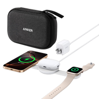 Anker MagGo Wireless Charging Station (3-in-1, Foldable Pad)
