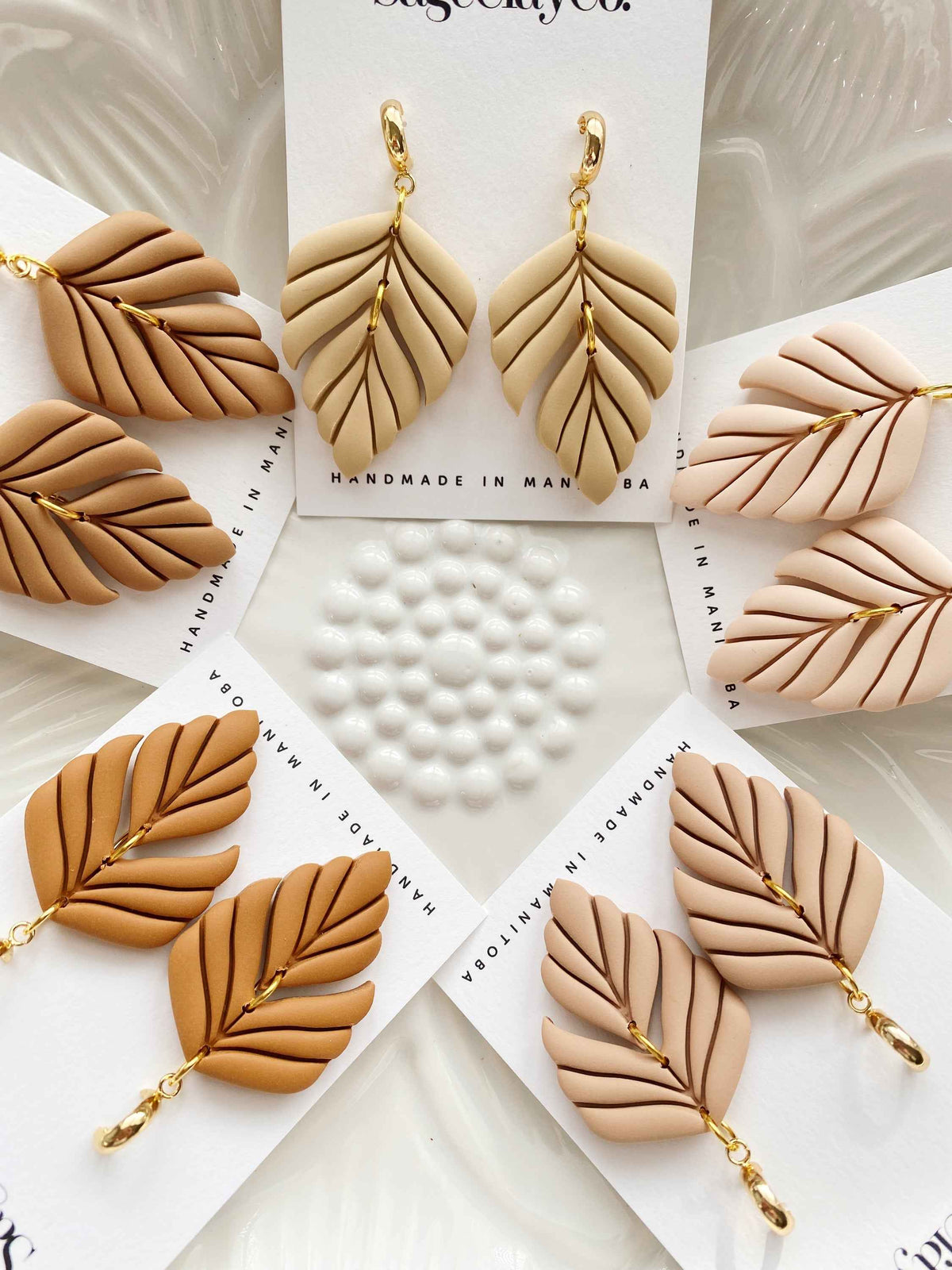 Gianna | Desert Sands Collection | Handmade Polymer Clay Earrings