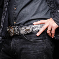 Iowa Belt Stone Gray