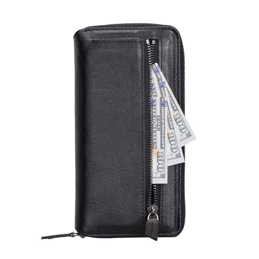 Detachable Leather Zipper Wallet Cases for Apple iPhone 13 Series - Snagva