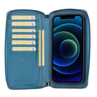 Detachable Leather Zipper Wallet Cases for Apple iPhone 13 Series - Snagva