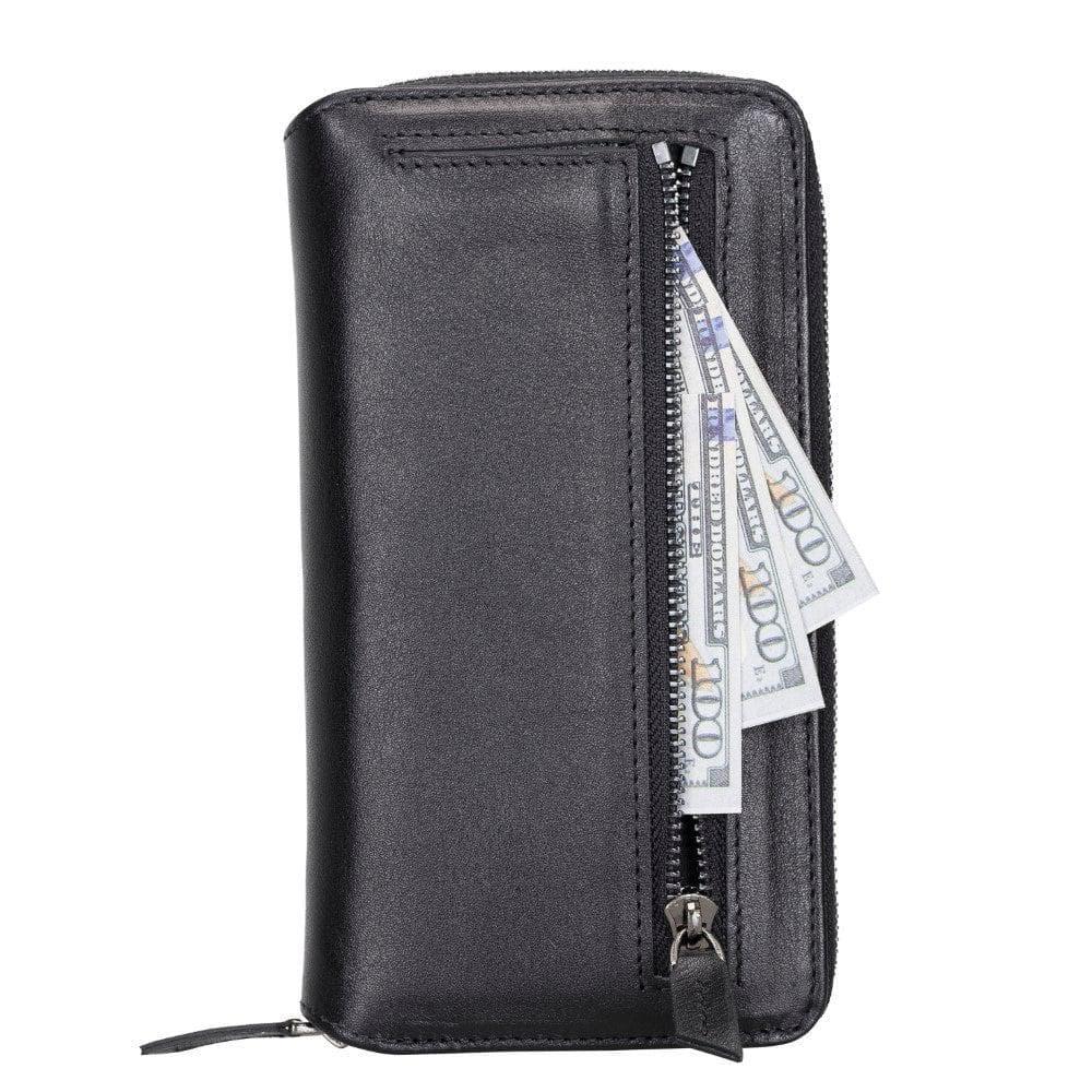 Detachable Leather Zipper Wallet Cases for Apple iPhone 13 Series - Snagva