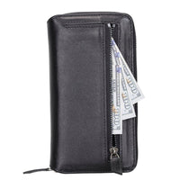 Detachable Leather Zipper Wallet Cases for Apple iPhone 13 Series - Snagva