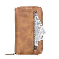 Detachable Leather Zipper Wallet Cases for Apple iPhone 13 Series - Snagva