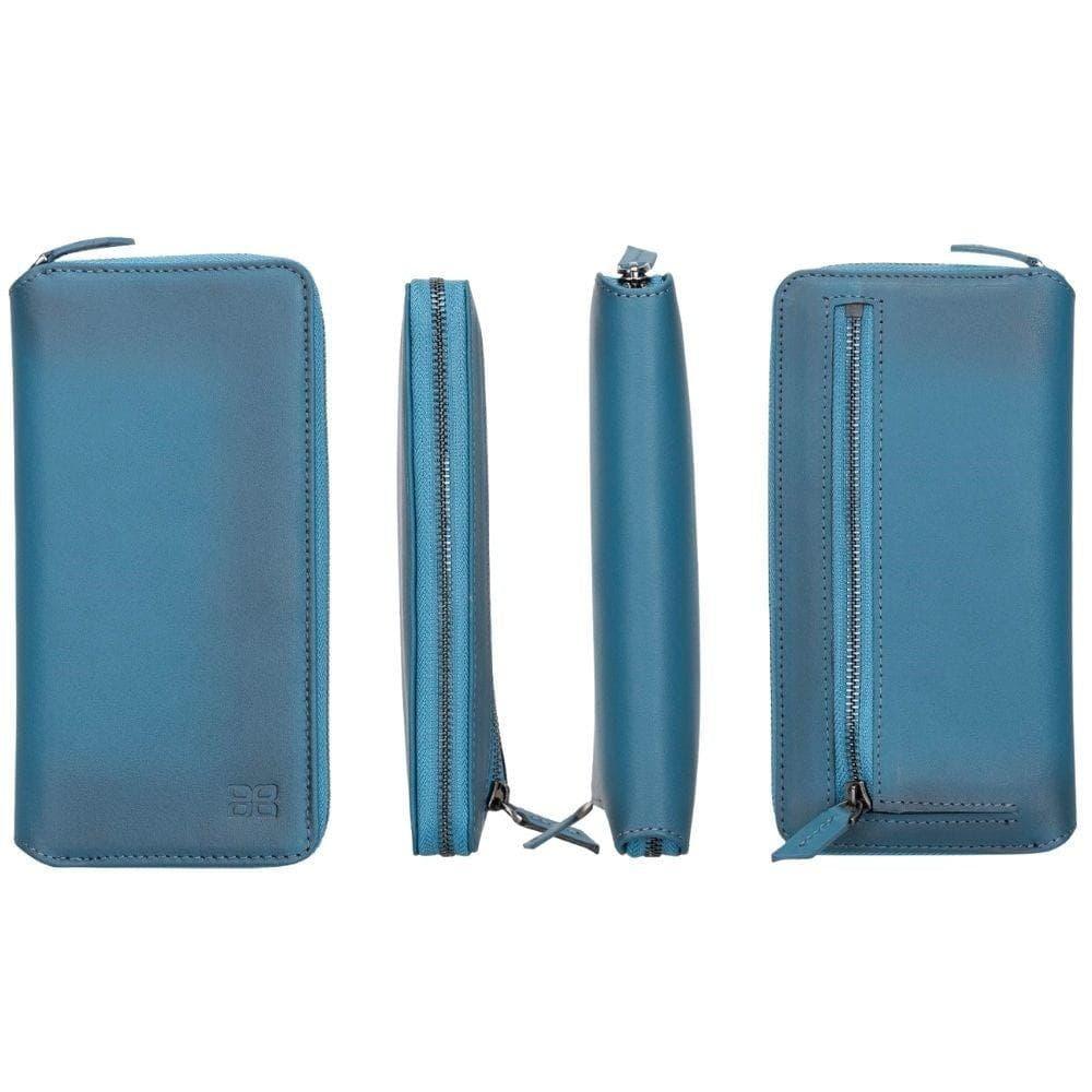 Detachable Leather Zipper Wallet Cases for Apple iPhone 13 Series - Snagva