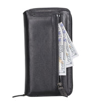 Detachable Leather Zipper Wallet Cases for Apple iPhone 13 Series - Snagva