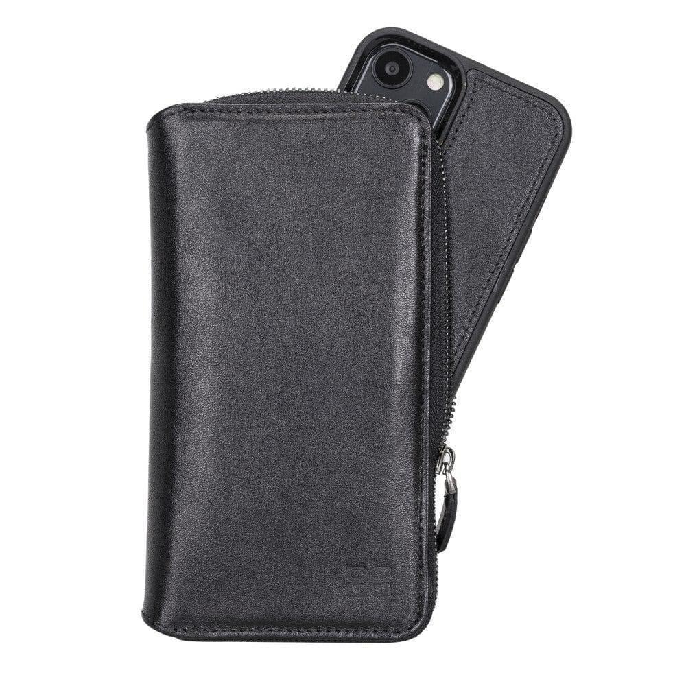 Detachable Leather Zipper Wallet Cases for Apple iPhone 13 Series - Snagva