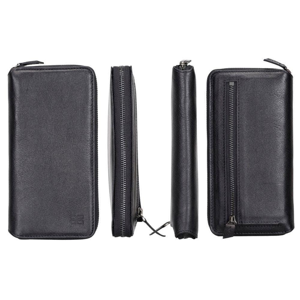 Detachable Leather Zipper Wallet Cases for Apple iPhone 13 Series - Snagva