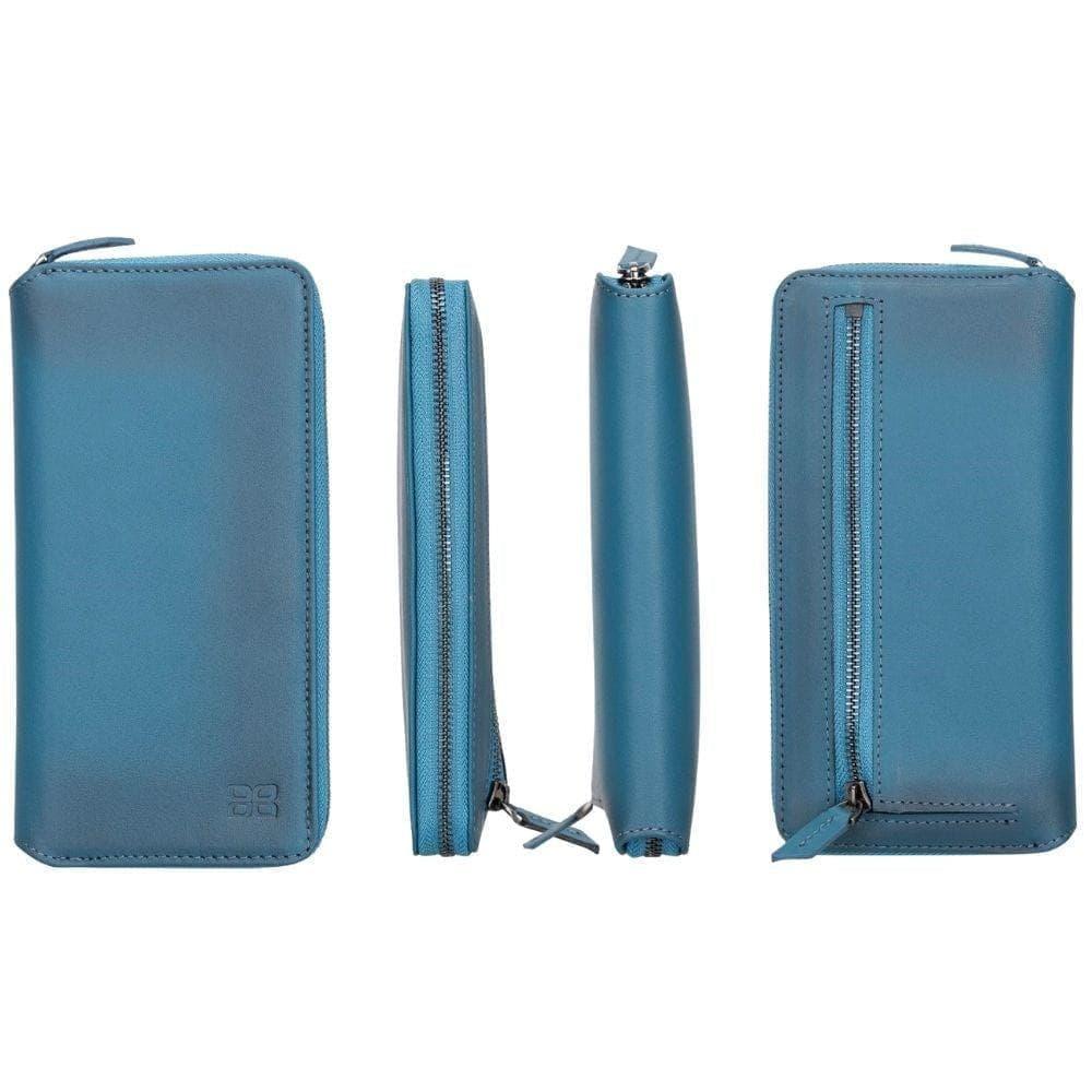 Detachable Leather Zipper Wallet Cases for Apple iPhone 13 Series - Snagva