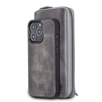 Detachable Leather Zipper Wallet Cases for Apple iPhone 13 Series - Snagva