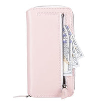 Detachable Leather Zipper Wallet Cases for Apple iPhone 13 Series - Snagva