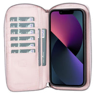 Detachable Leather Zipper Wallet Cases for Apple iPhone 13 Series - Snagva