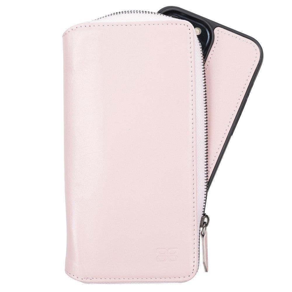 Detachable Leather Zipper Wallet Cases for Apple iPhone 13 Series - Snagva
