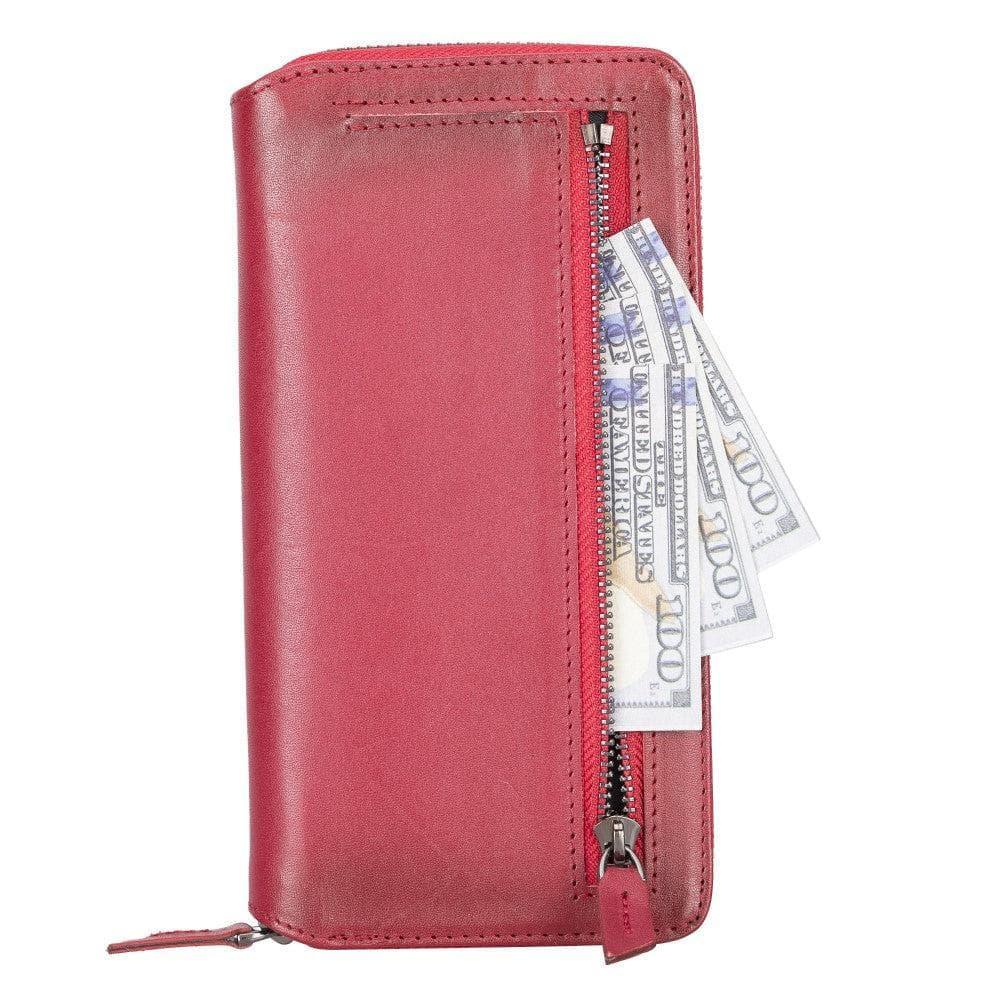 Detachable Leather Zipper Wallet Cases for Apple iPhone 13 Series - Snagva