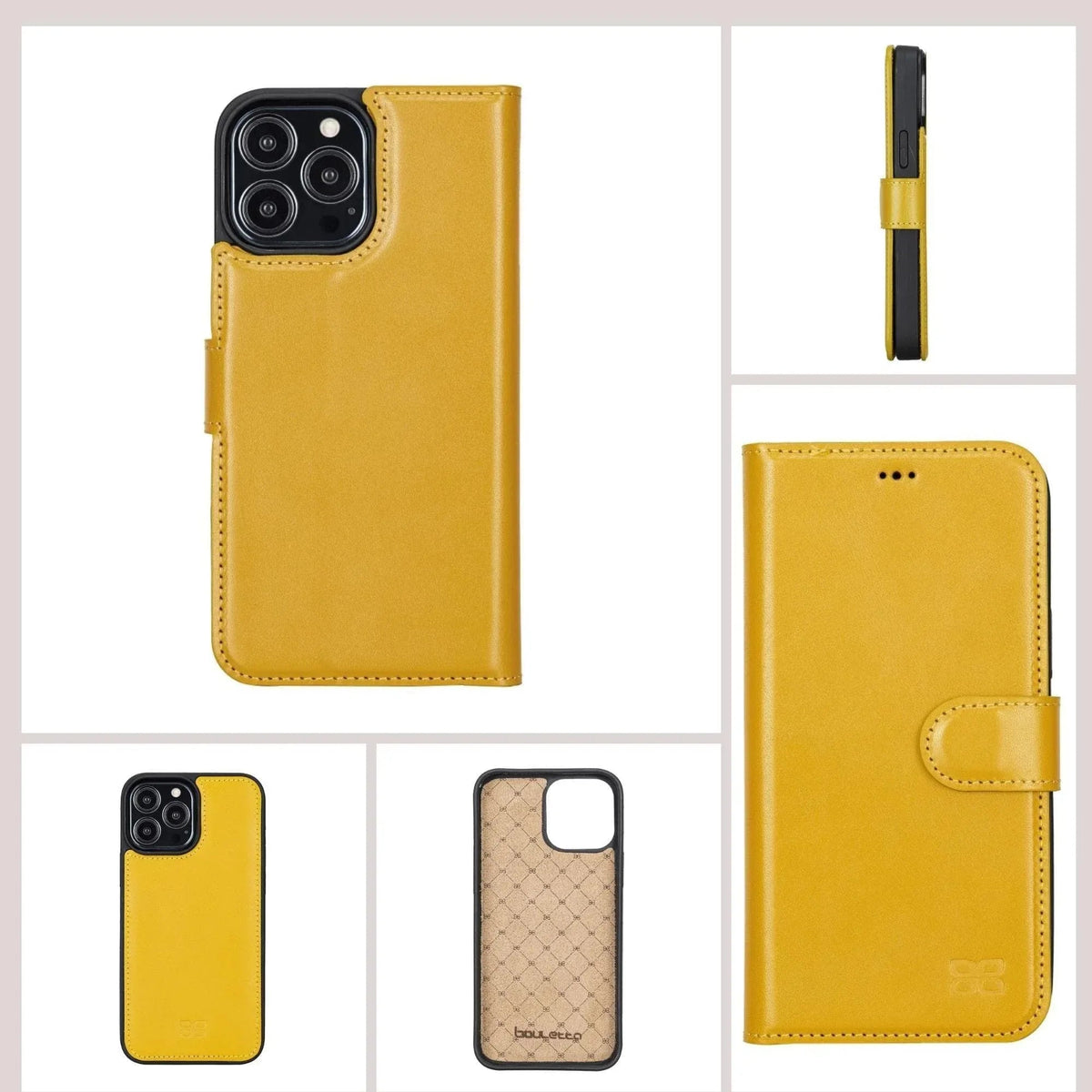 Apple iPhone 13 Series Colorful Detachable Leather Wallet Case - MW - Snagva